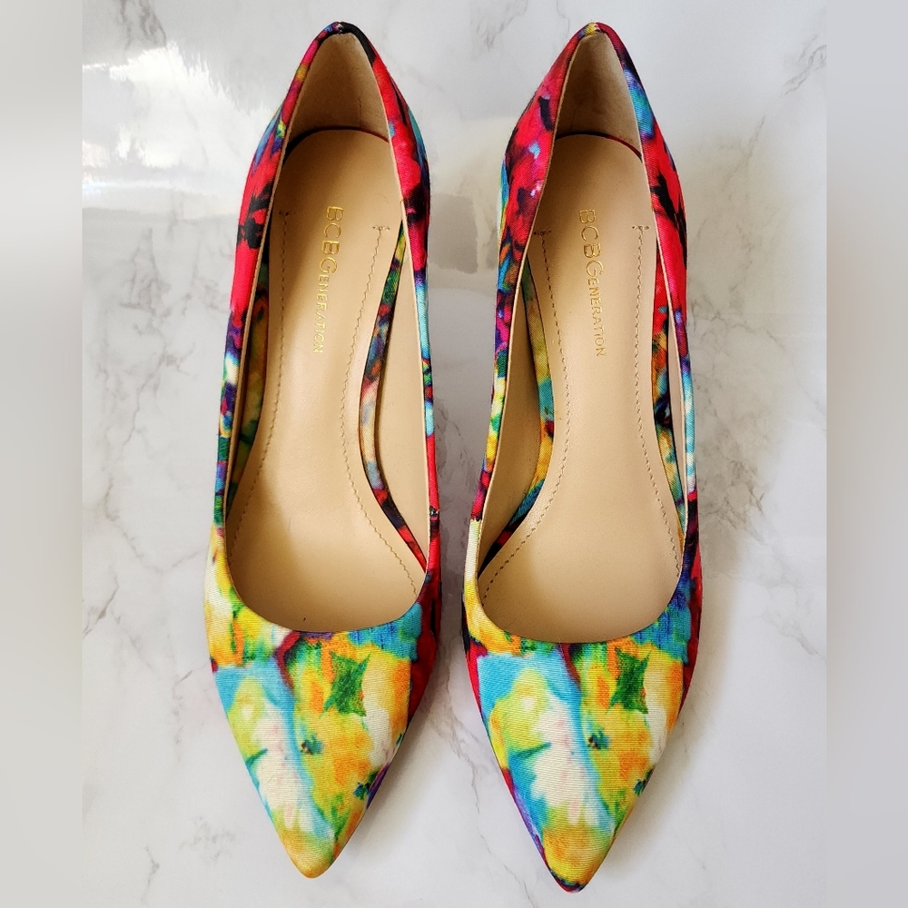 Bcbgeneration Mid Heeled Pumps Multicolor - image 1